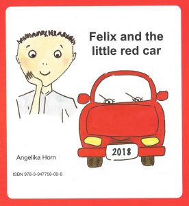 Felix and the little red car cover hinten englisch